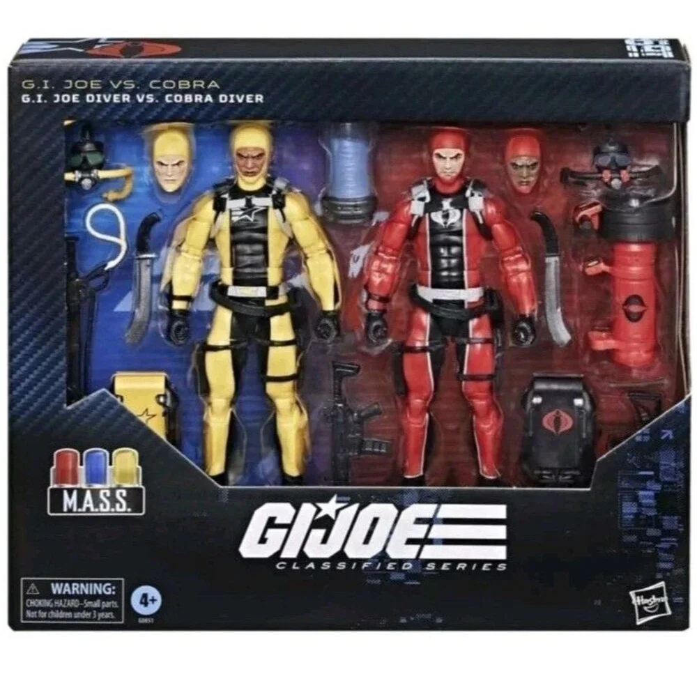 G.I. Joe Classified MASS G.I. Joe Diver Vs Cobra Diver 2 pack #169 Sealed